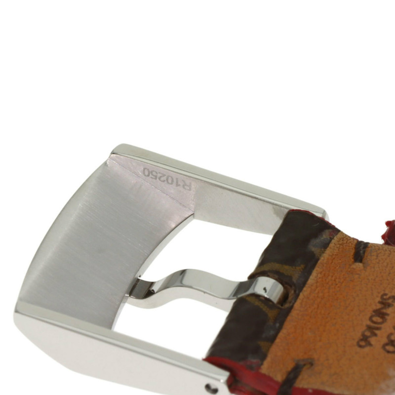 路易威登 Q1321 Tambour 計時腕錶，不鏽鋼和皮革材質，女士款-12