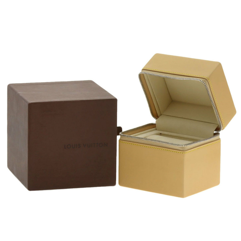 路易威登 Q1321 Tambour 計時腕錶，不鏽鋼和皮革材質，女士款-29