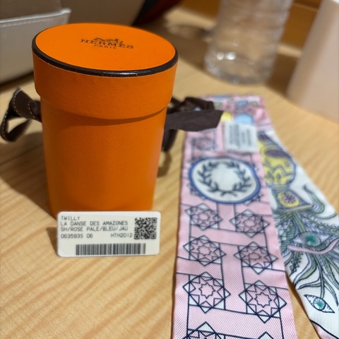 Hermes twilly 粉色百搭款 亞馬遜之舞