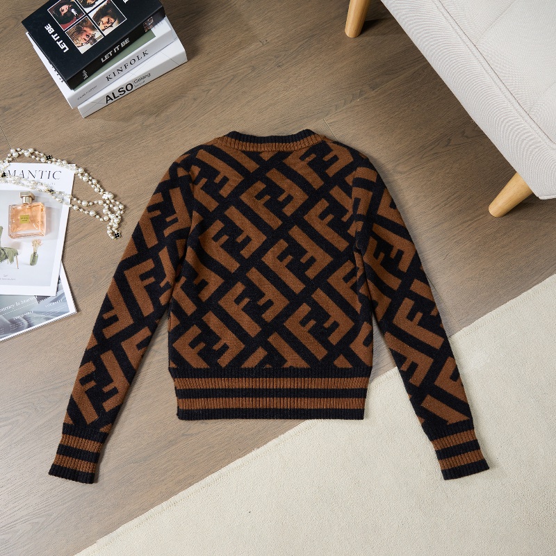 FENDI 滿印LOGO毛衣-7