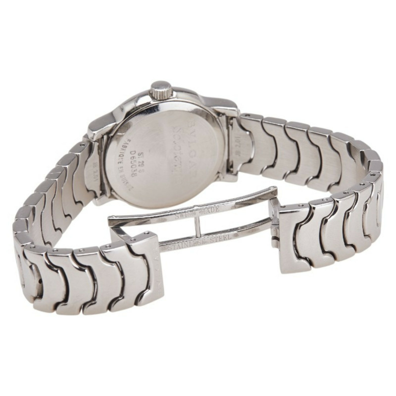 寶格麗 Solotempo 日期腕錶 ST29S 石英白色錶盤不鏽鋼女錶-2