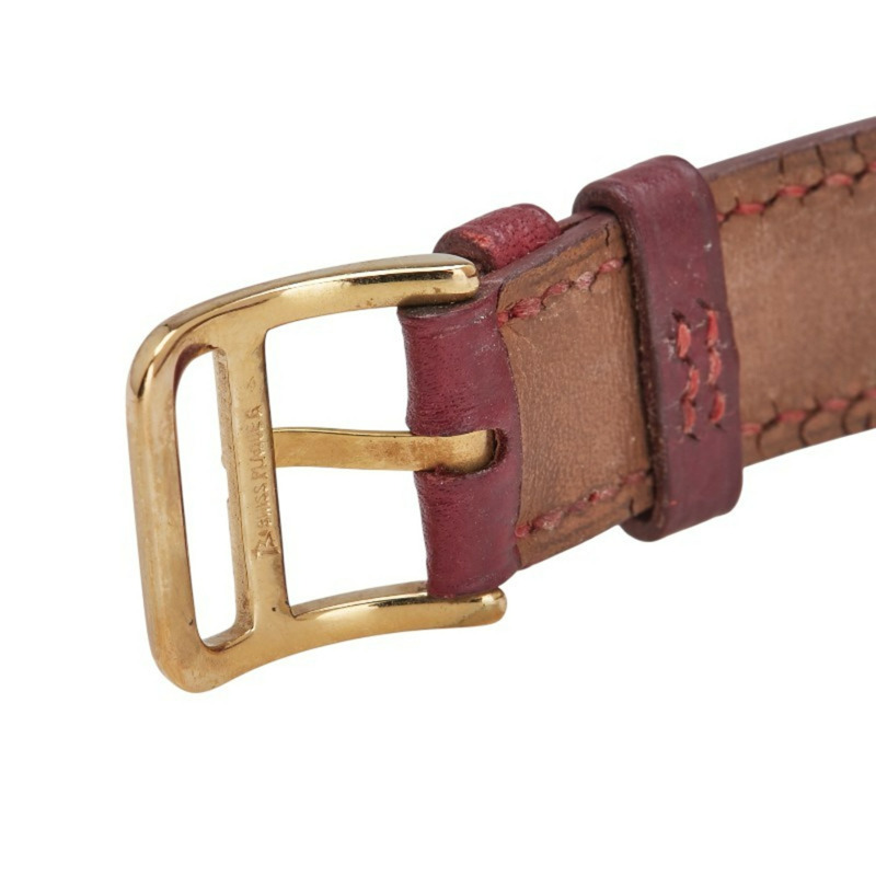 愛馬仕 H 系列腕錶 HH1.201 石英銀色錶盤不鏽鋼皮革女士腕錶-8