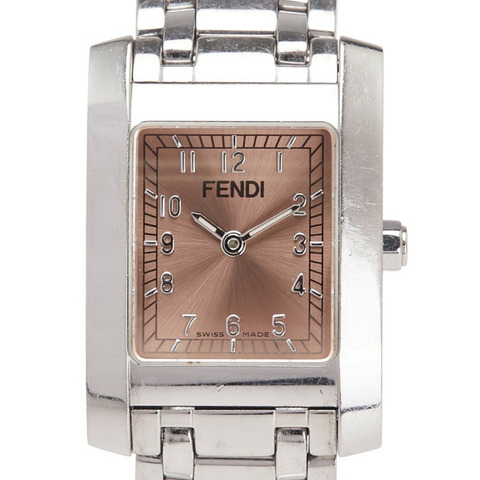 Fendi Horologi Classico 7000L 石英粉紅錶盤不鏽鋼女錶 FENDI