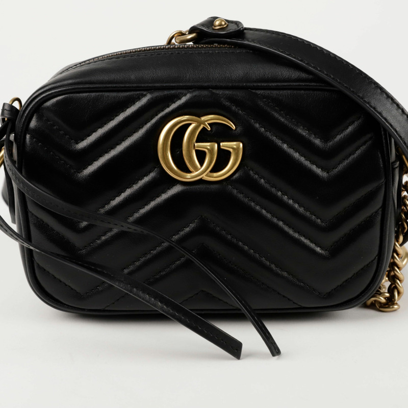 GUCCI GG Marmont迷你肩斜背包 448065-1