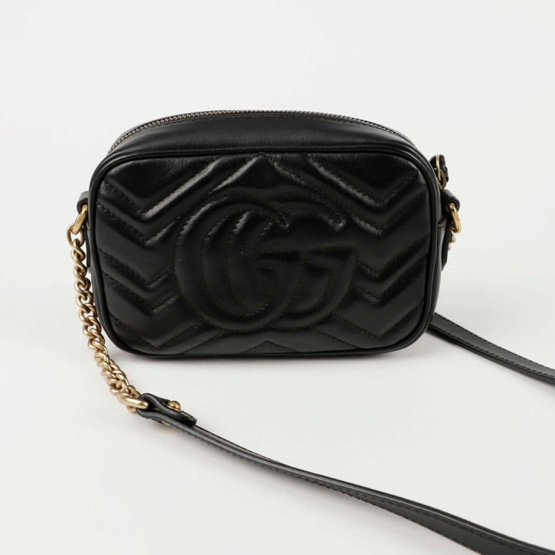 GUCCI GG Marmont迷你肩斜背包 448065-3