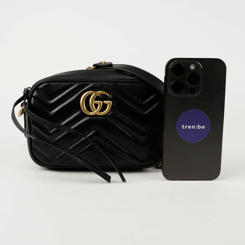 GUCCI GG Marmont迷你肩斜背包 448065-6