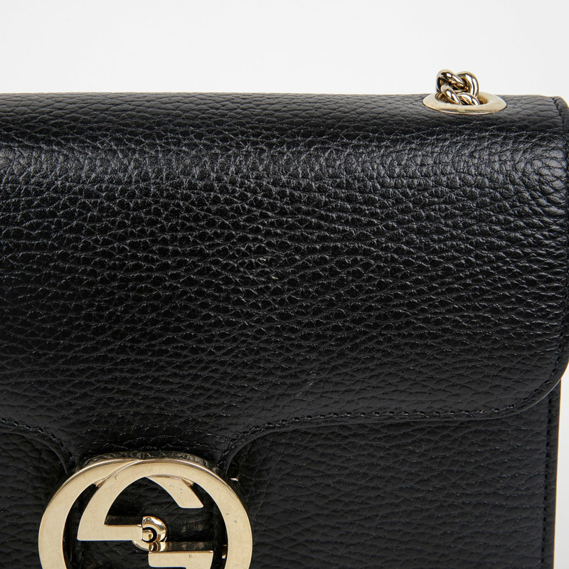 GUCCI 互扣鏈條單肩斜背包 510304-2