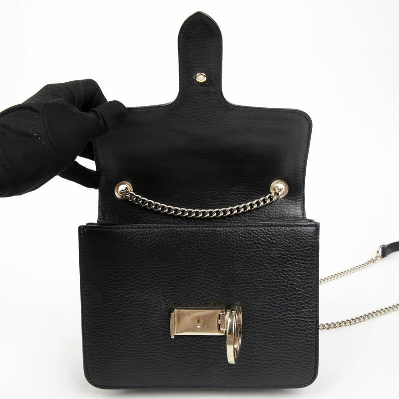 GUCCI 互扣鏈條單肩斜背包 510304-10