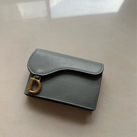 Dior灰色零錢包