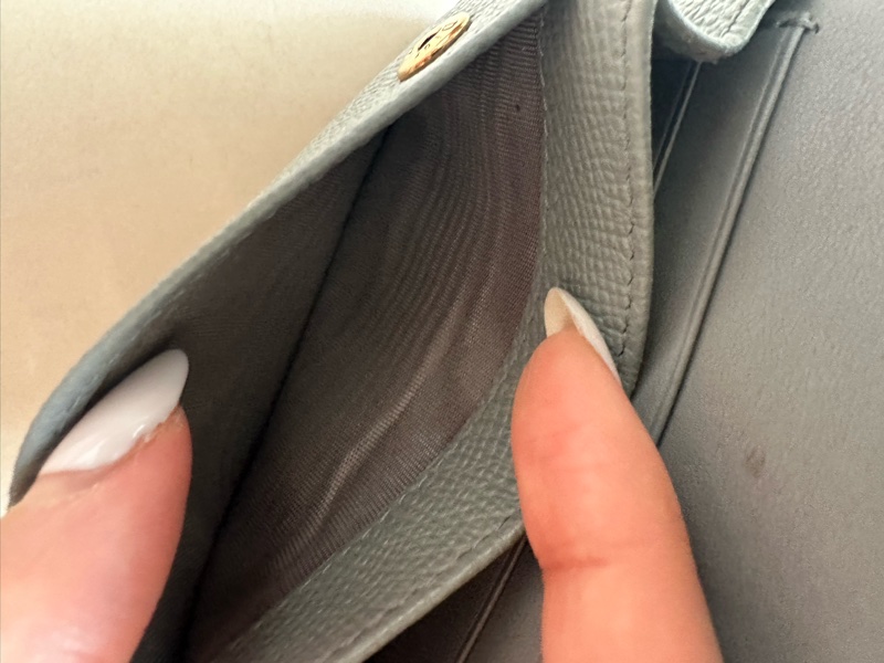 Dior灰色零錢包-4