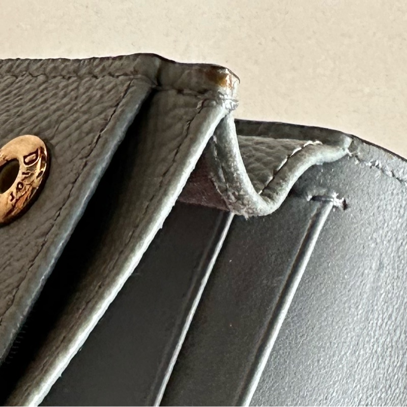 Dior灰色零錢包-6