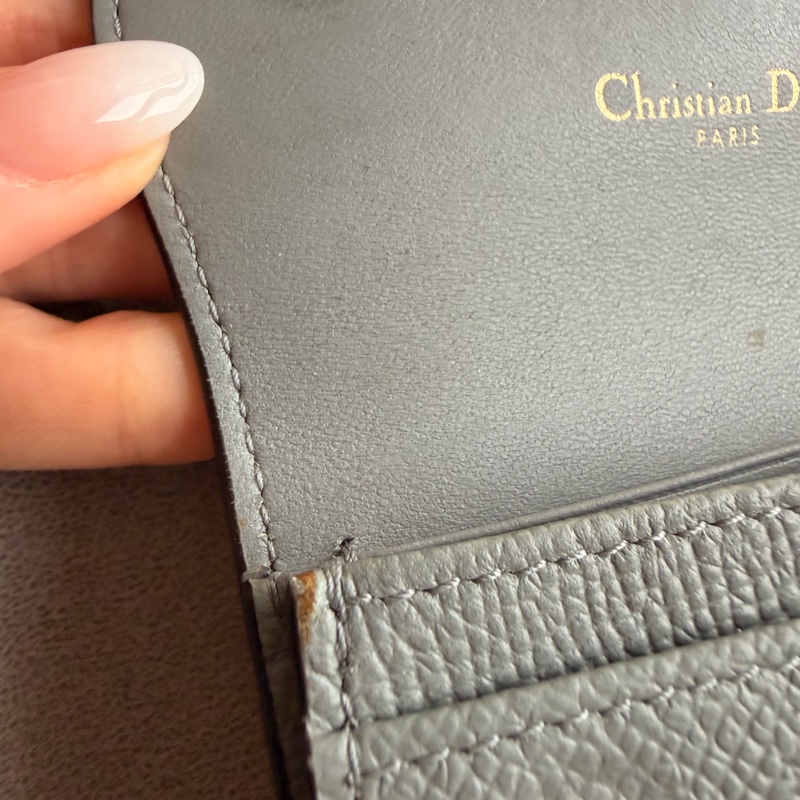 Dior灰色零錢包-8