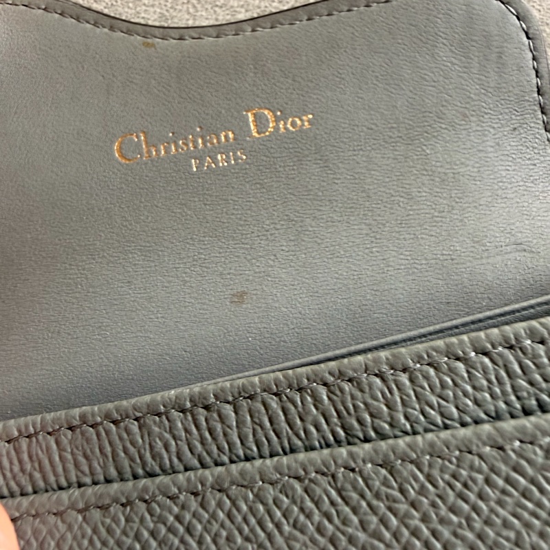 Dior灰色零錢包-9