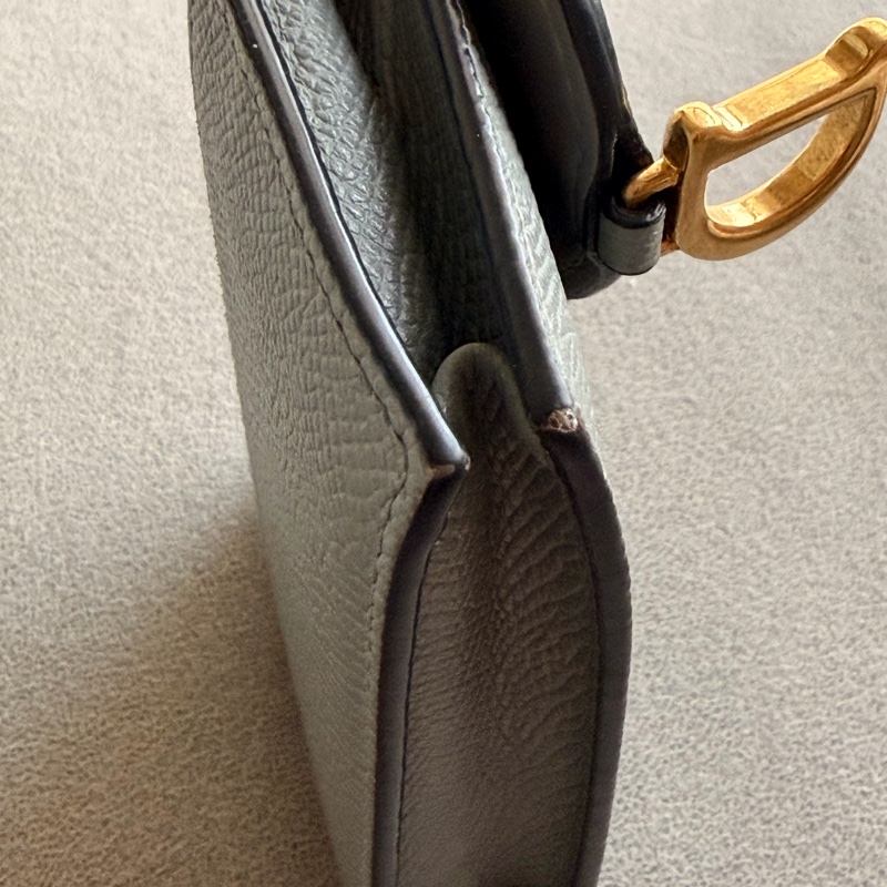 Dior灰色零錢包-7