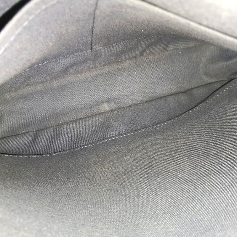 LV路易威登District 深藍色牛皮棋盤格斜背包-17