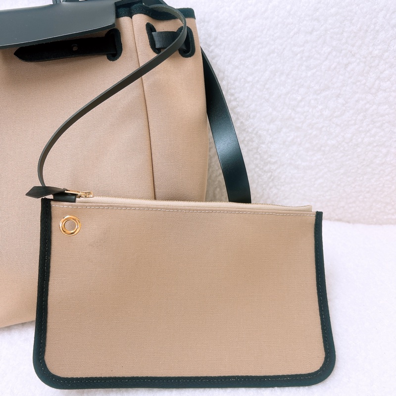 Hermes herbag 31 風衣灰金釦 W-12