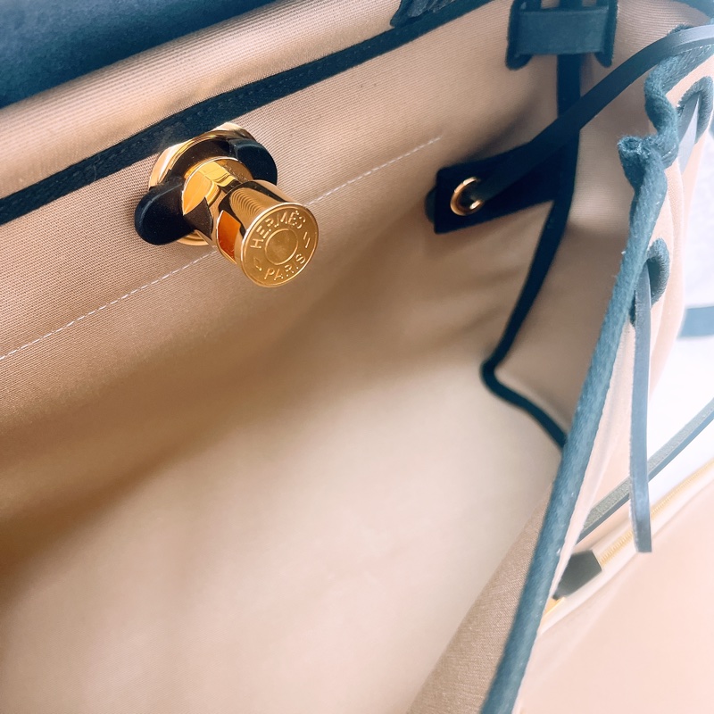 Hermes herbag 31 風衣灰金釦 W-14