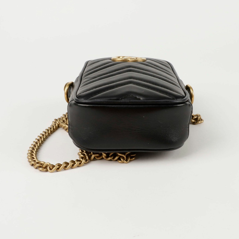 【包稅】GUCCI GG Marmont迷你肩斜背包 598597-5