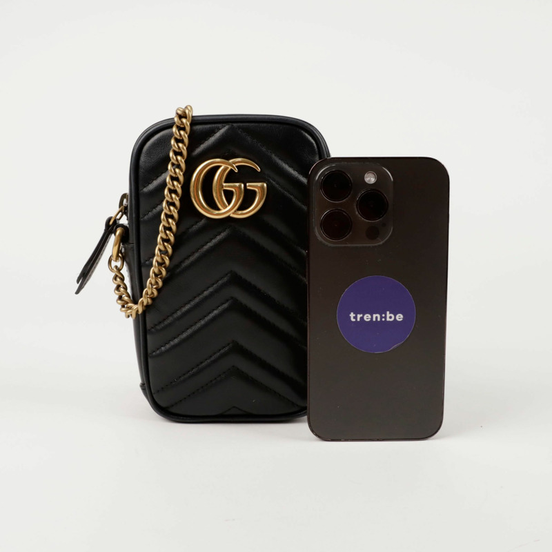 【包稅】GUCCI GG Marmont迷你肩斜背包 598597-6