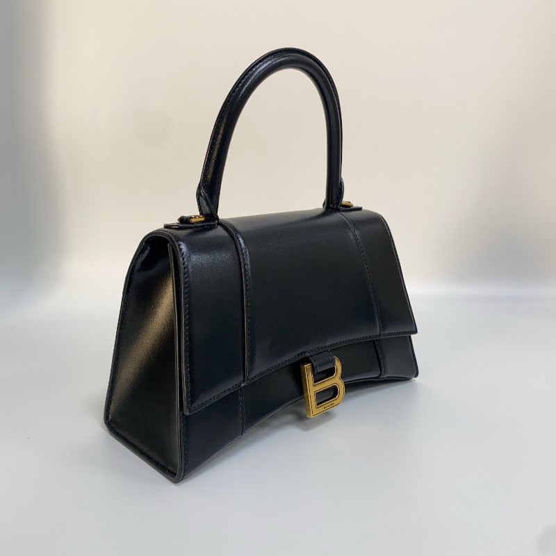 Balenciaga Hourglass 黑金沙漏包 小號 肩背包斜背包-1