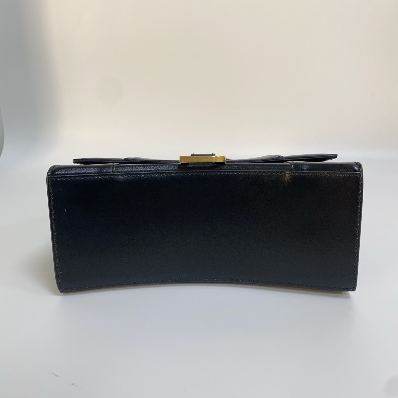 Balenciaga Hourglass 黑金沙漏包 小號 肩背包斜背包-4
