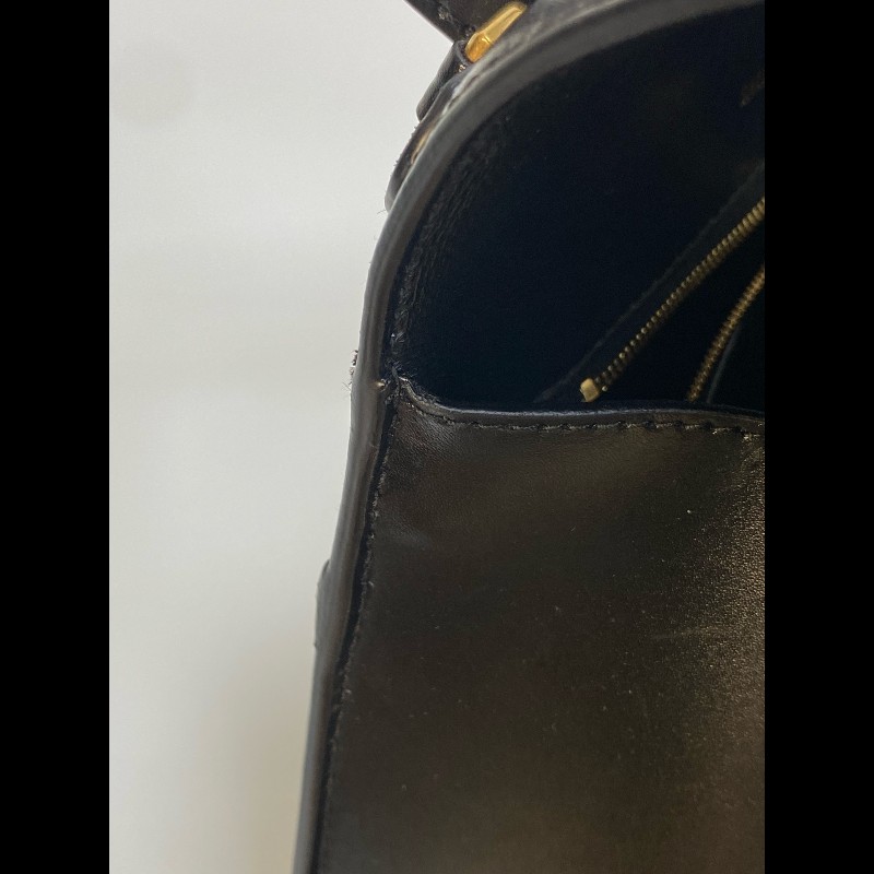 Balenciaga Hourglass 黑金沙漏包 小號 肩背包斜背包-20