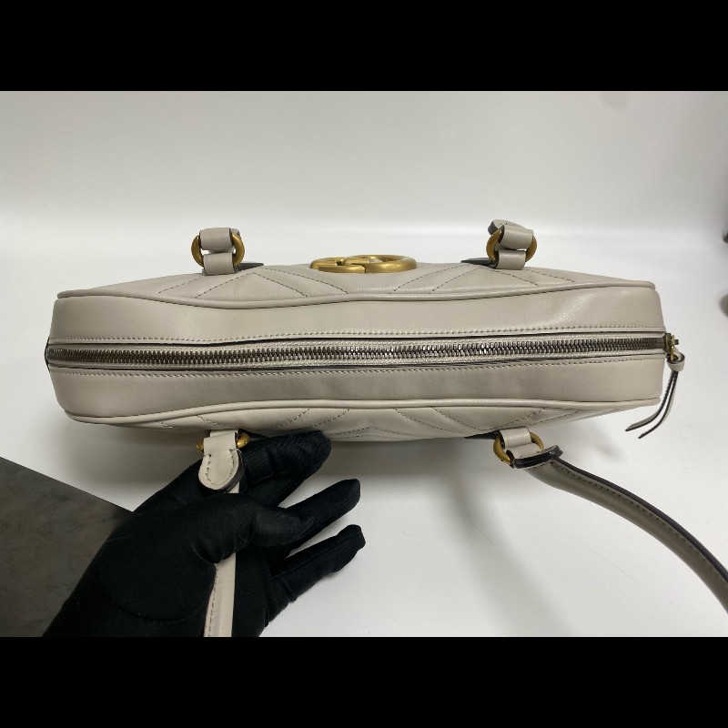 Gucci 馬蒙保齡球 肩背包手提包-9