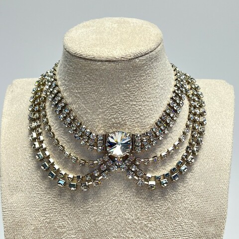 Miu Miu 多層水鉆項鍊