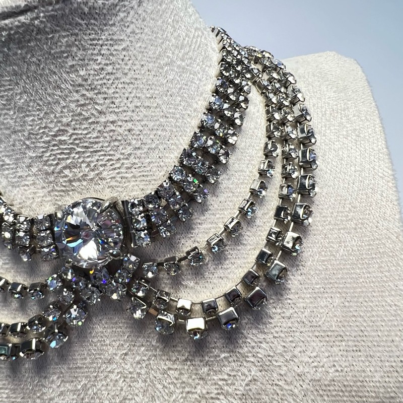 Miu Miu 多層水鉆項鍊-3