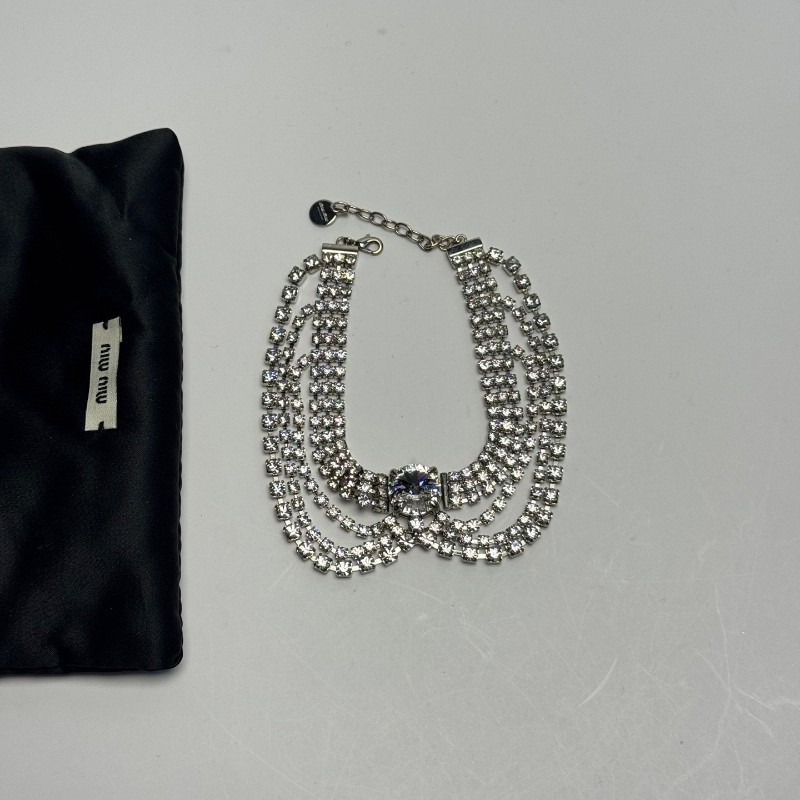 Miu Miu 多層水鉆項鍊-6