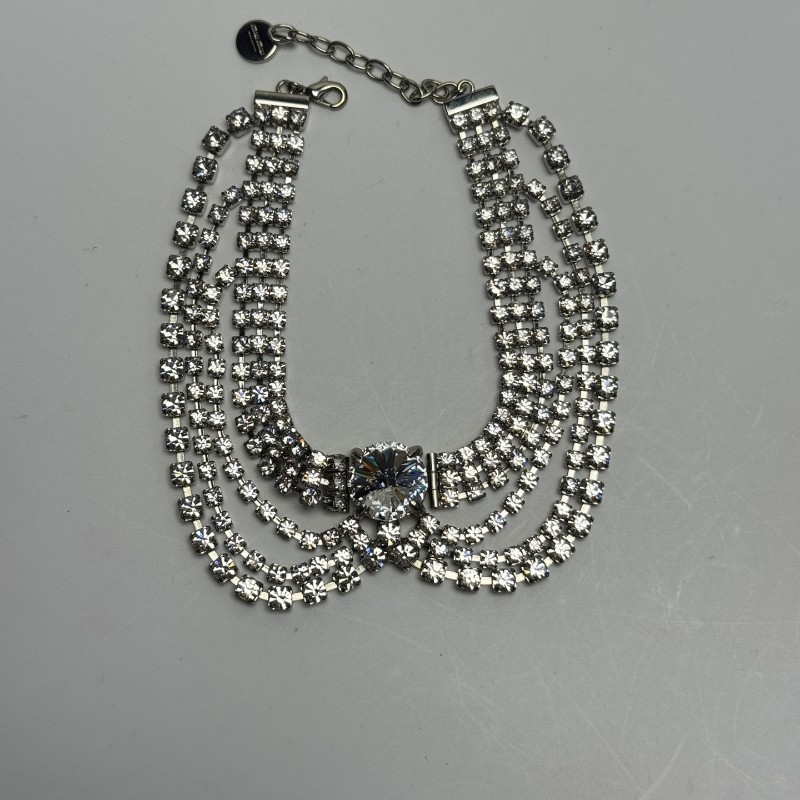 Miu Miu 多層水鉆項鍊-8