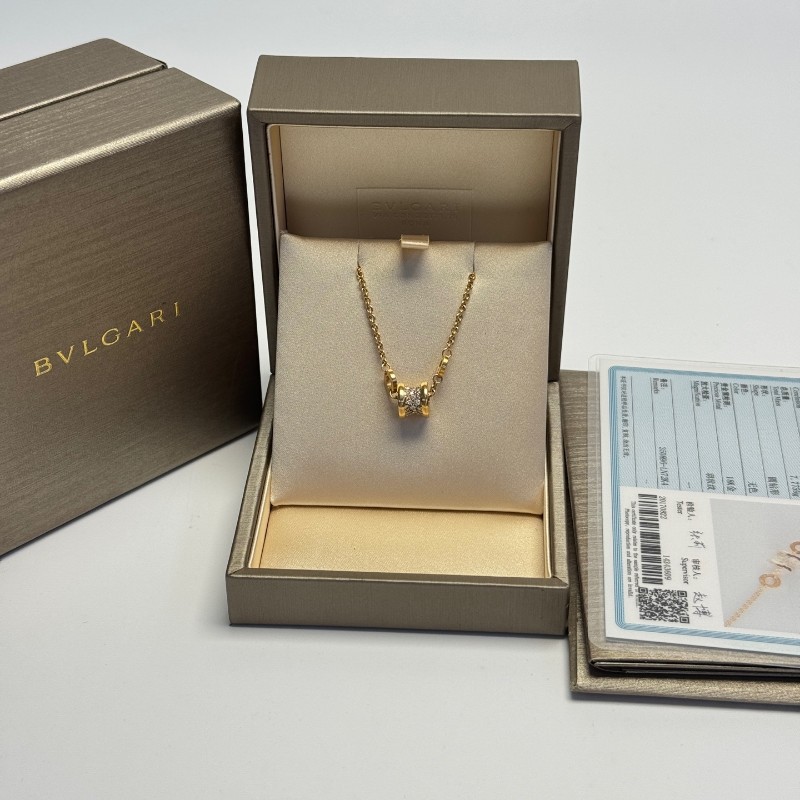 BVLGARI B.zero1玫瑰金滿鑽款小蠻腰手鍊-6