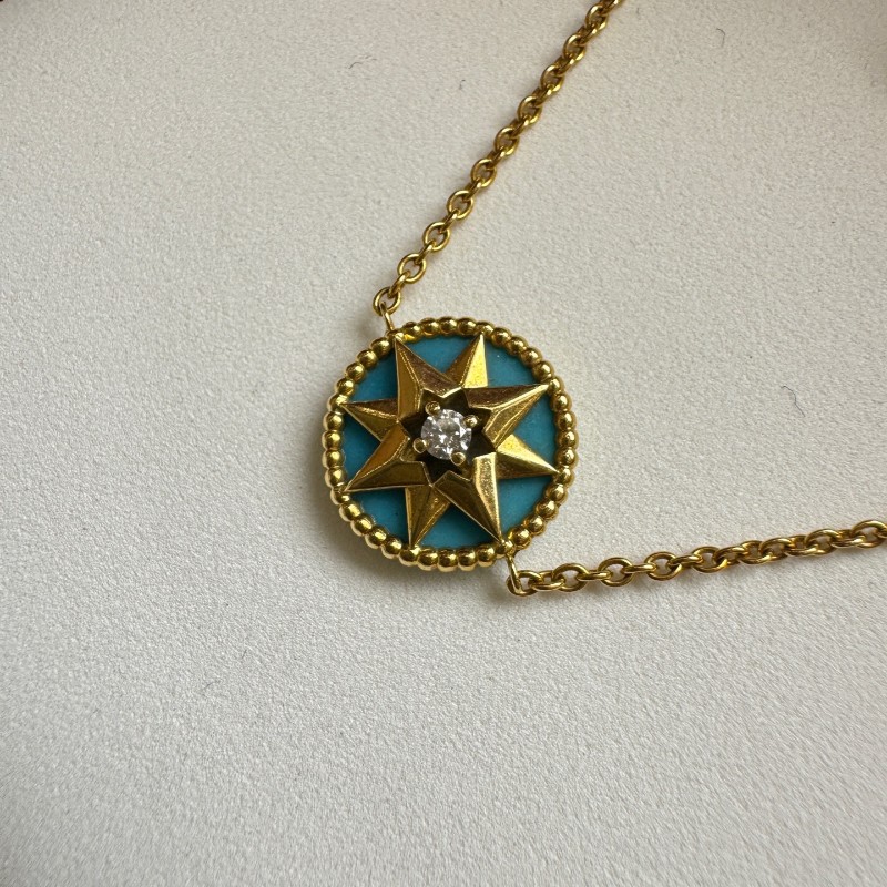 Dior  ROSE DES VENTS 八芒星羅盤鑲鑽手鍊-2