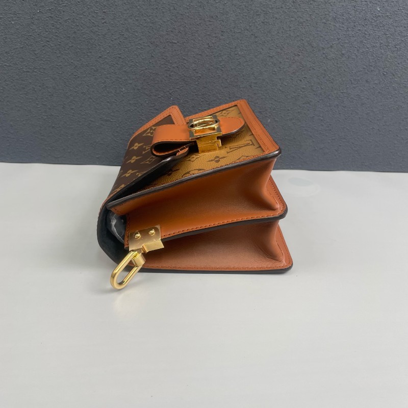 LV路易威登 老花拼色小號Dauphine達芙妮-2