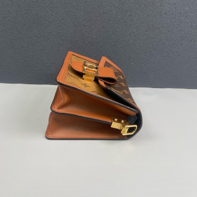 LV路易威登 老花拼色小號Dauphine達芙妮-3