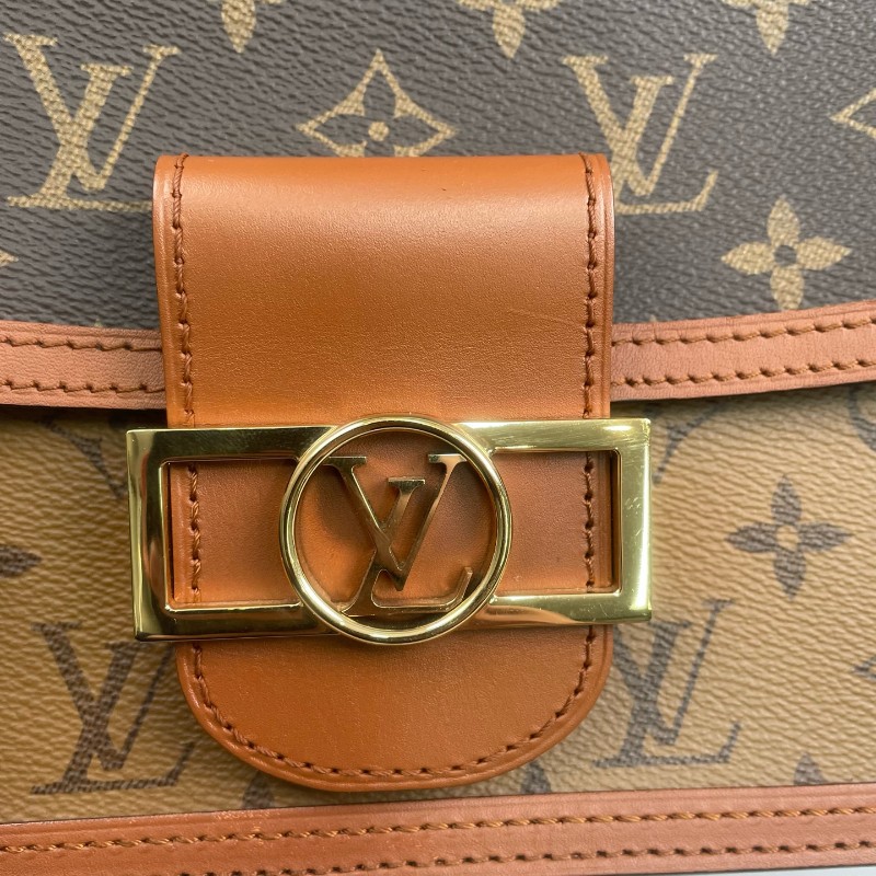 LV路易威登 老花拼色小號Dauphine達芙妮-16