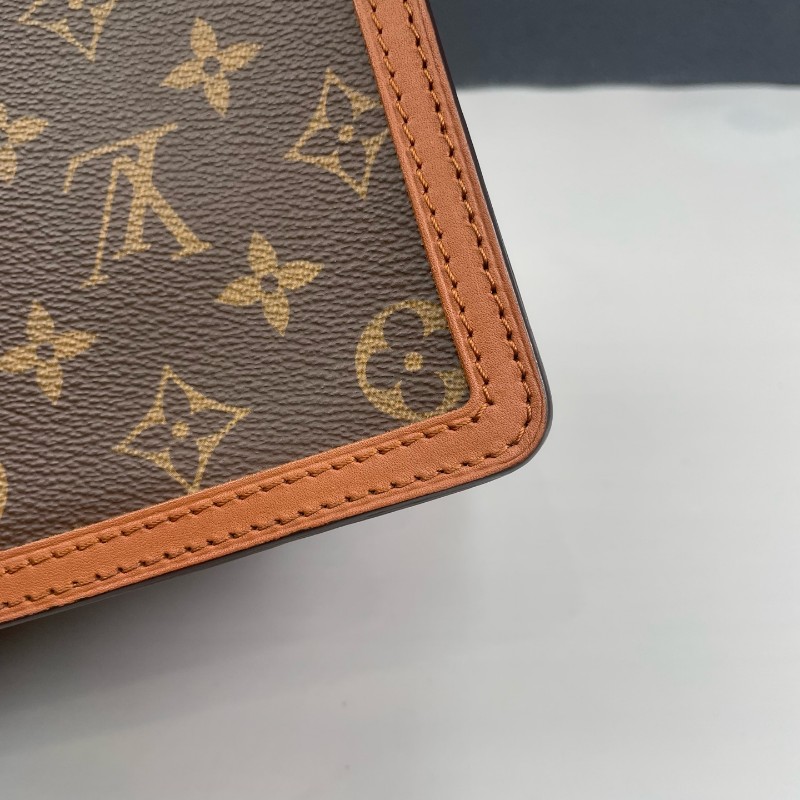 LV路易威登 老花拼色小號Dauphine達芙妮-25