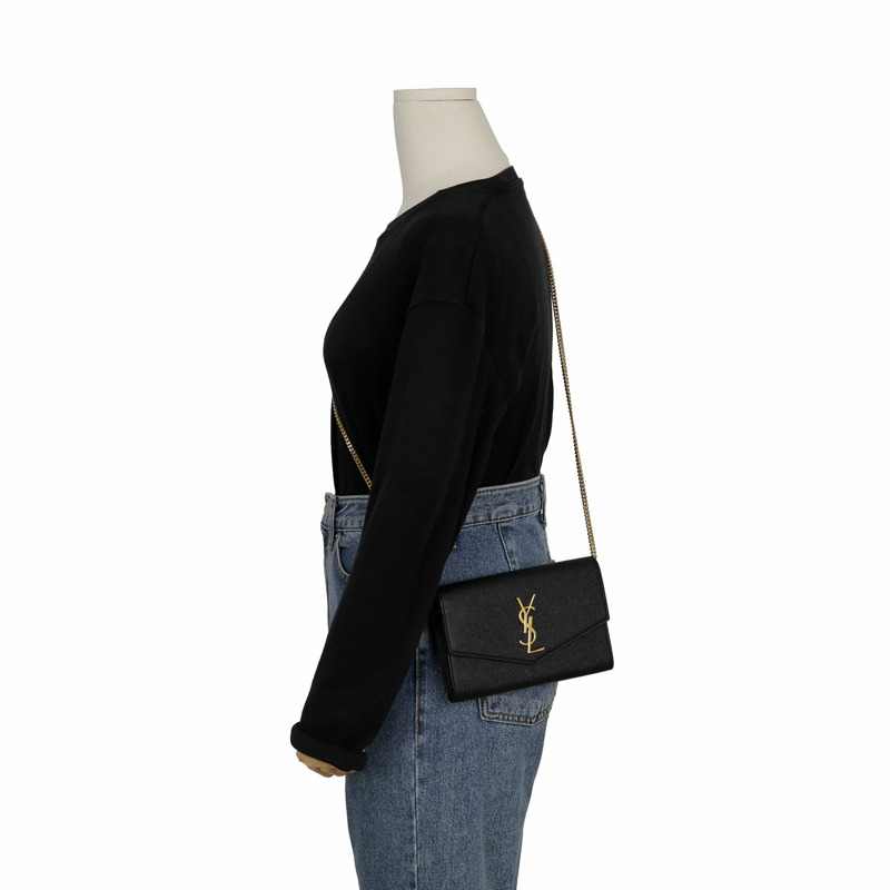 【包稅】SAINT LAURENT Uptown WOC 肩斜背包 607788-10