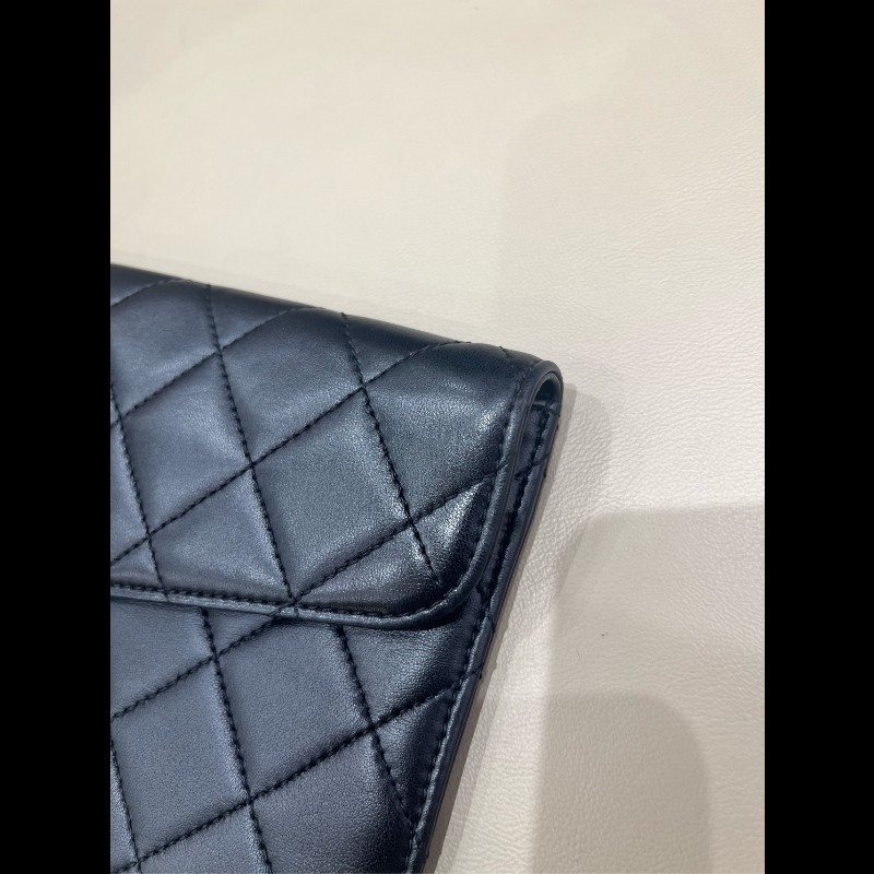 Chanel 黑銀荔枝牛皮tote二合一托特 手提包肩背包-22