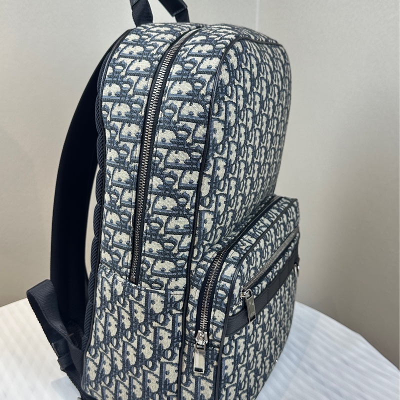 Dior迪奧 Safari老花雙肩背包-4