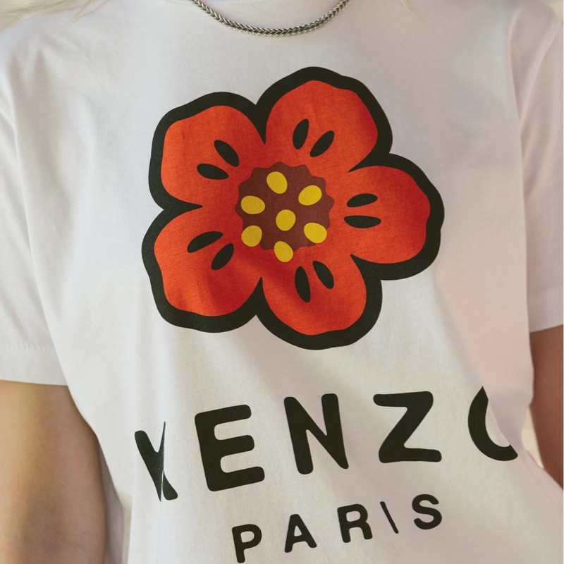 Kenzo 日本🇯🇵超難買到的海棠花T恤 M號 🌸 換季折扣買起來-2