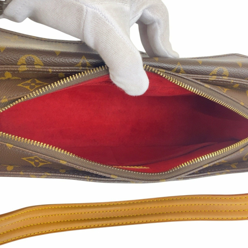 路易威登 Monogram Viva Cite MM 棕色皮革單肩包，配金色五金配件，M51164，女士款-7