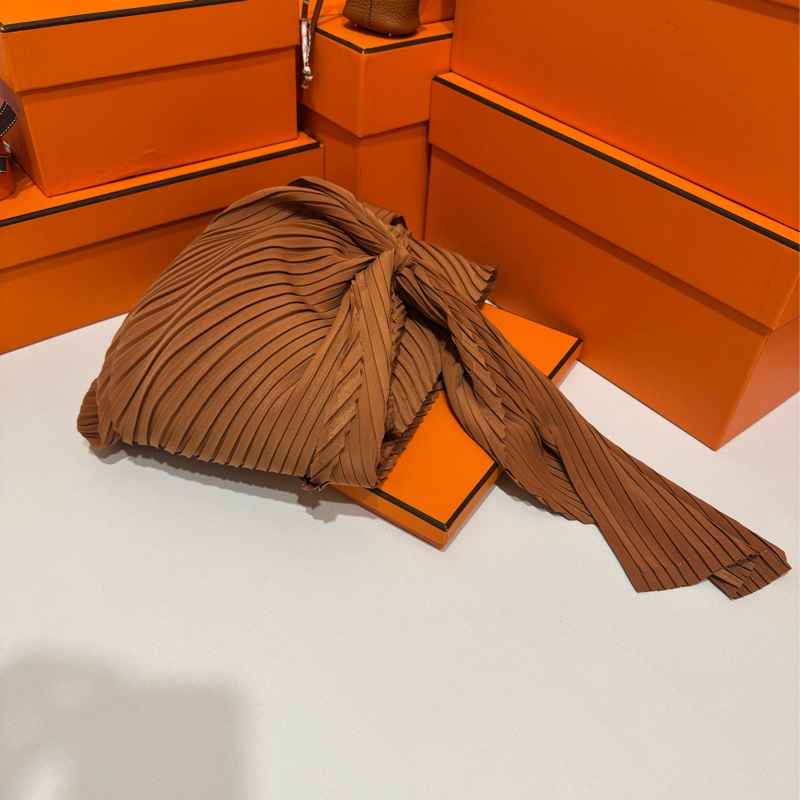 三宅一生 ISSEY MIYAKE 南瓜色長裙 🎃 經典氣質皺摺款-9