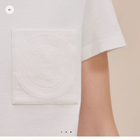 Hermes 純白刺繡氣質短洋裝 ⛅️ 好美好美 新的沒穿過