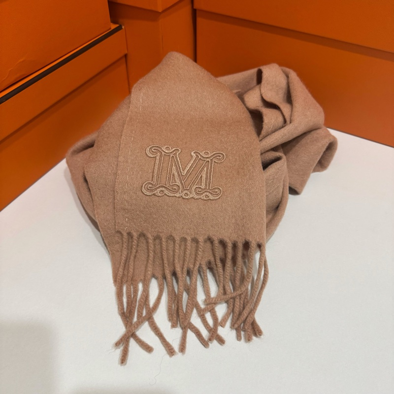 Max Mara 羊絨圍巾 很美的駝色 🧣 超暖超有質感 全新品-1