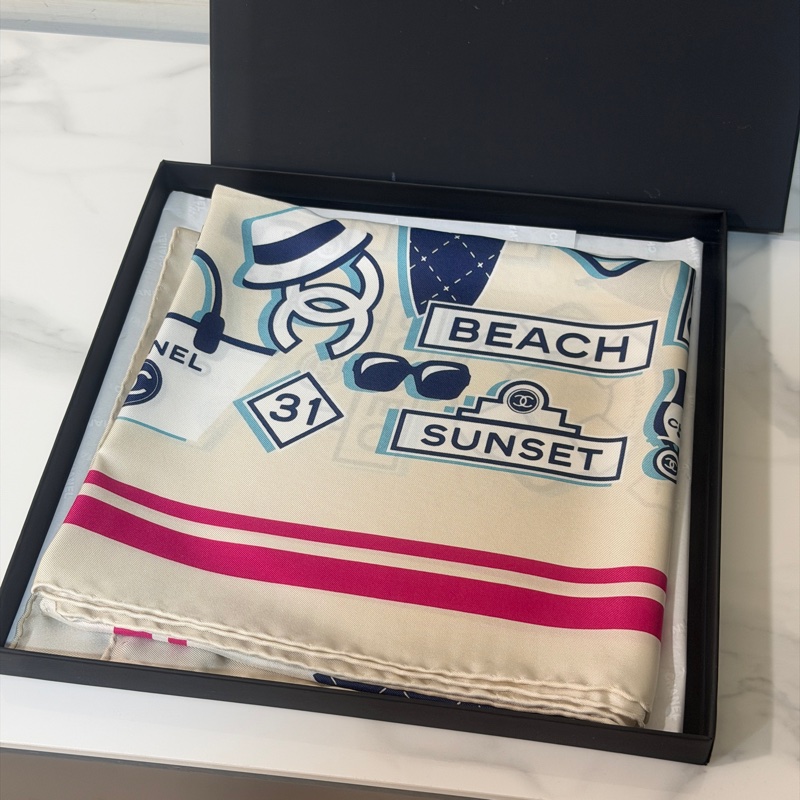 全新全配❤️ 香奈兒 #90方巾 #絲巾 #披肩 #方巾-5