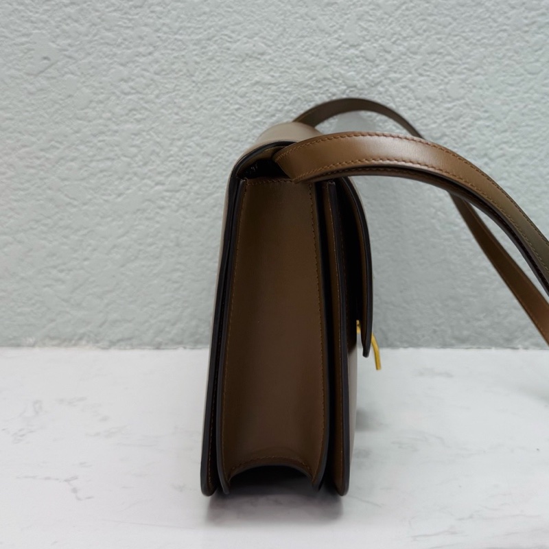 99新🈶購證❤️ #celine #焦糖色 #teen #box #豆腐包 中號-8