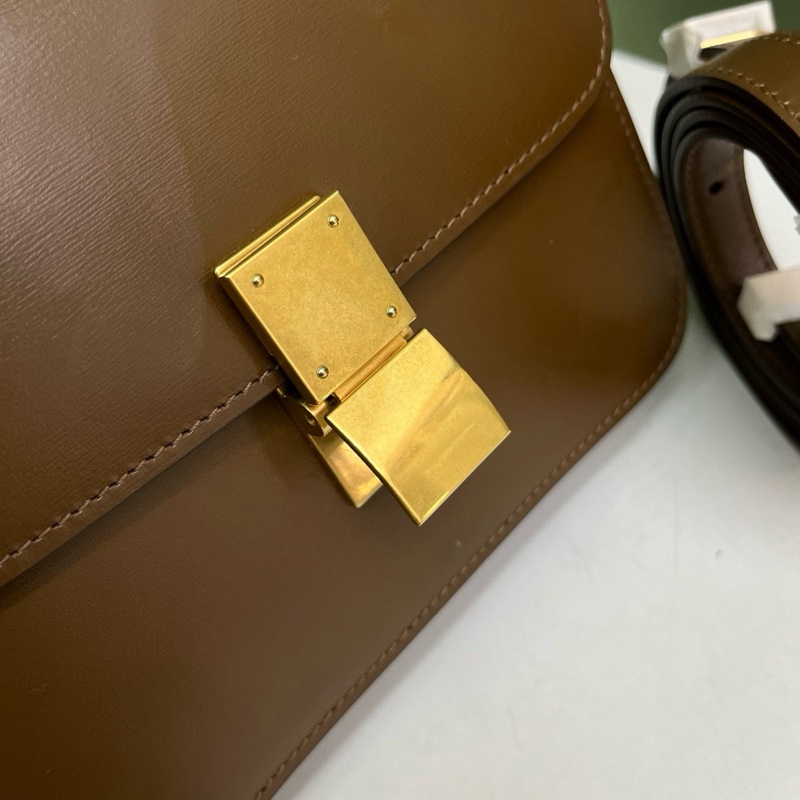 99新🈶購證❤️ #celine #焦糖色 #teen #box #豆腐包 中號-10