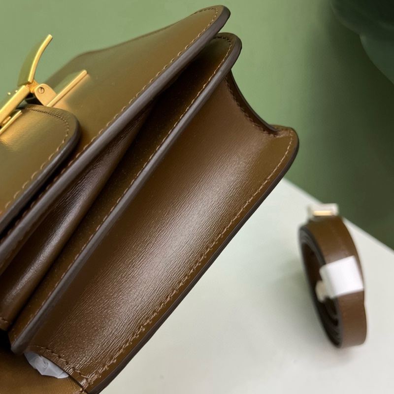 99新🈶購證❤️ #celine #焦糖色 #teen #box #豆腐包 中號-12