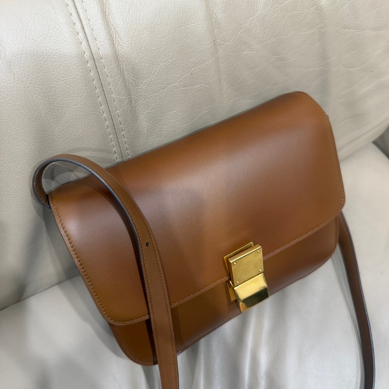 99新🈶購證❤️ #celine #焦糖色 #teen #box #豆腐包 中號-11